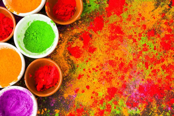holi colours