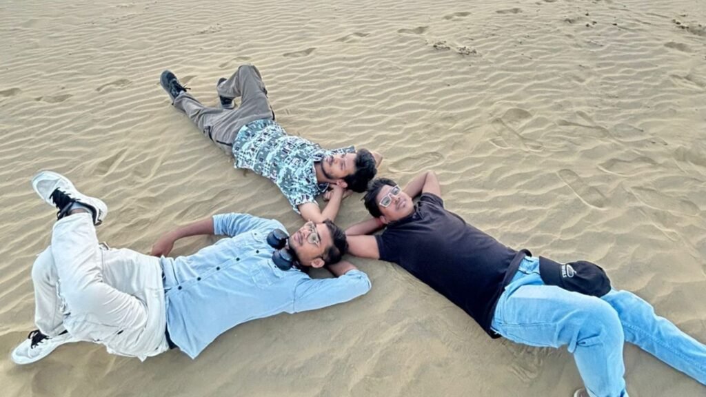3 friends trip to Jaisalmer from Chandigarh
