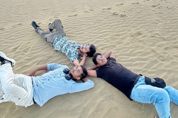 3 friends trip to Jaisalmer from Chandigarh