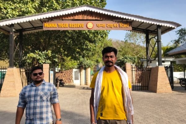 Panna national park gate view