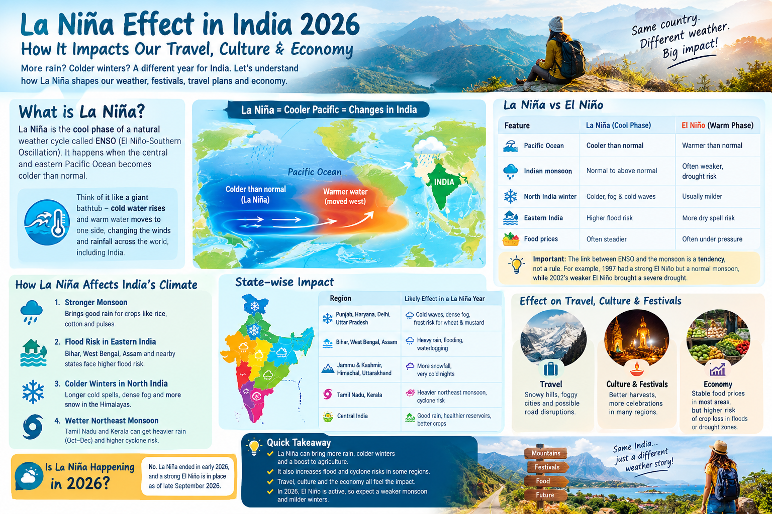La Niña effect in India